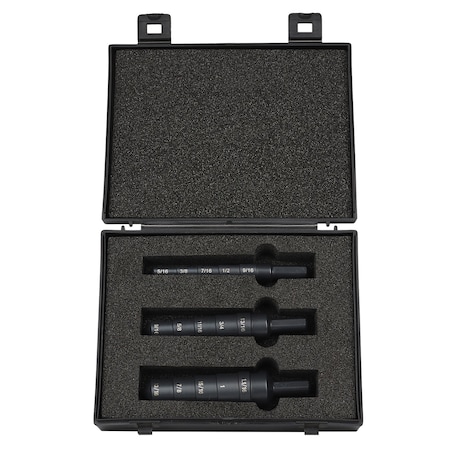 Drillco 3pc HSS Multi-Step Reamer Set, No 1 - No 3 470SESET